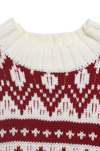 Vintage Jacquard Knit Sweater