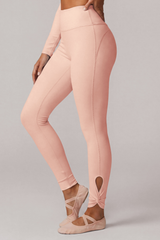 Women’s Athletic Side-Cut Pleated High Rise Leggings