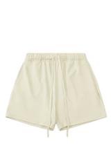 Men's 100% Cotton Solid Drawstring Loose Sports Shorts