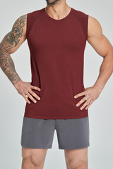 Men's Summer Soft Textured Quick Dry Sports Tank Top