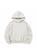 Women's Fall Leopard Print Coquette Style Hoodie