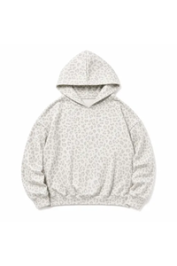 Women's Fall Leopard Print Coquette Style Hoodie