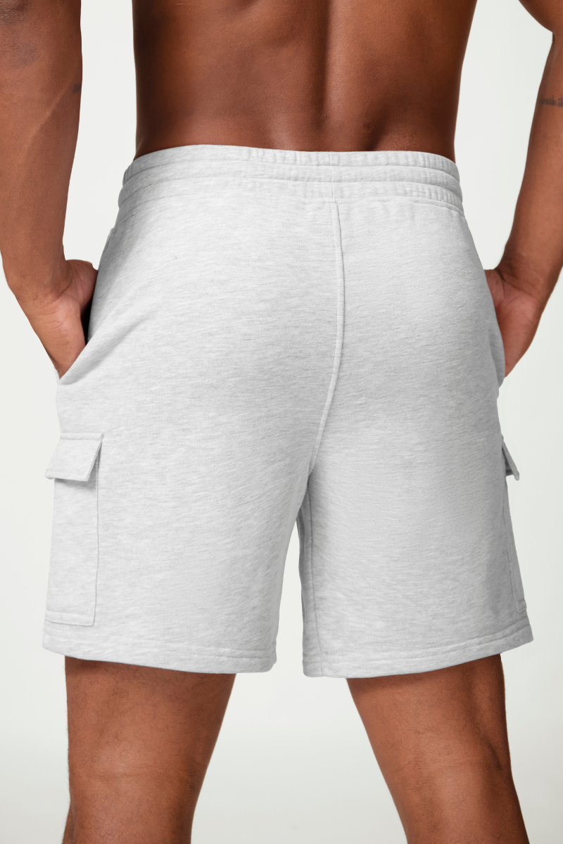 Men's Drawstring Side Pocket Solid Sports Shorts