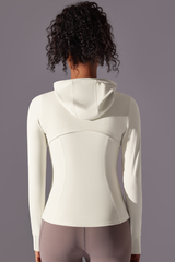 Women's Spring Slim-fit Hooded Quick-Dry Yoga Sports Jacket