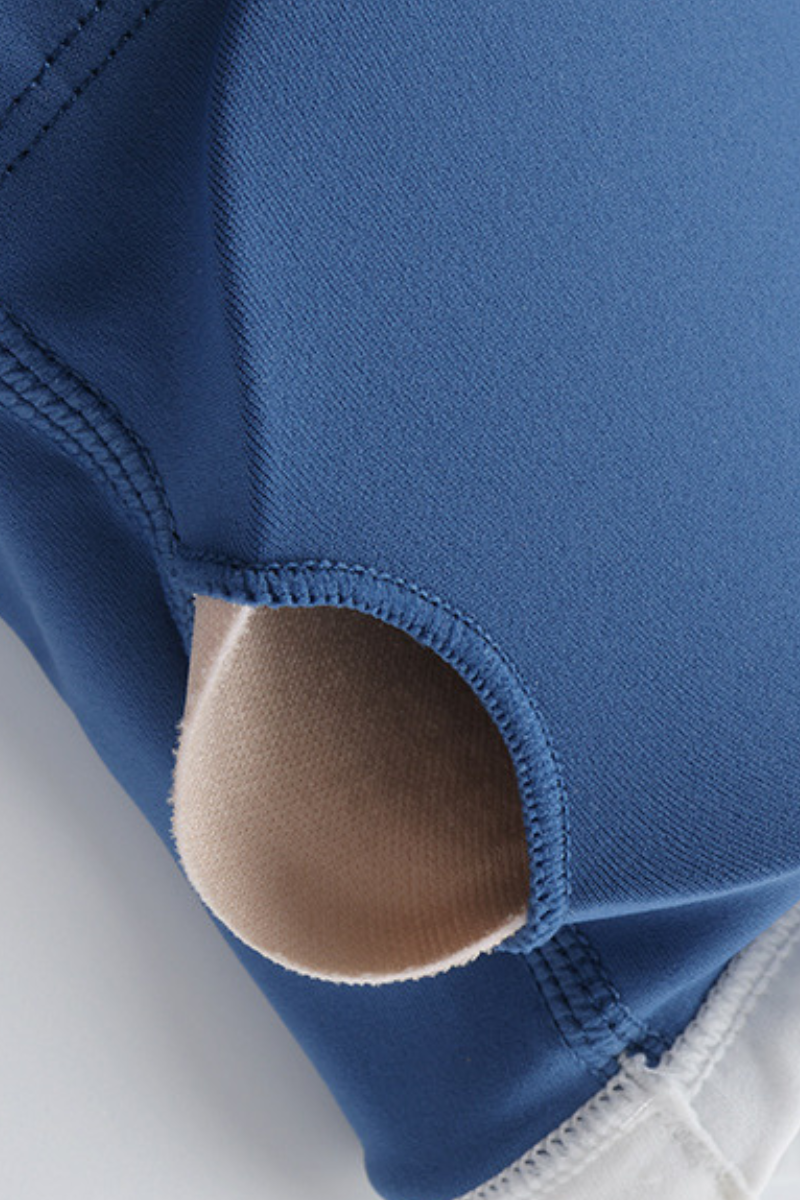 Women's high stretch U-neck sports bra.