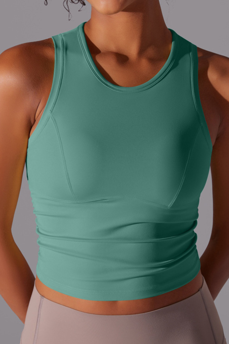 Outerwear Crop Pilates Tee