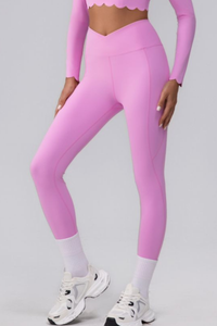 Women's V-Cross Butt-Lifting Quick Dry Fitness Yoga Leggings