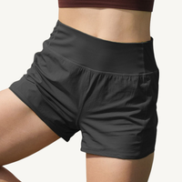 Women's Summer Back Pocket Quick-Dry Athletic Shorts