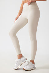 Women Free Size Nude Hip Lifting Shaping Fitness 9/10 Yoga Pants