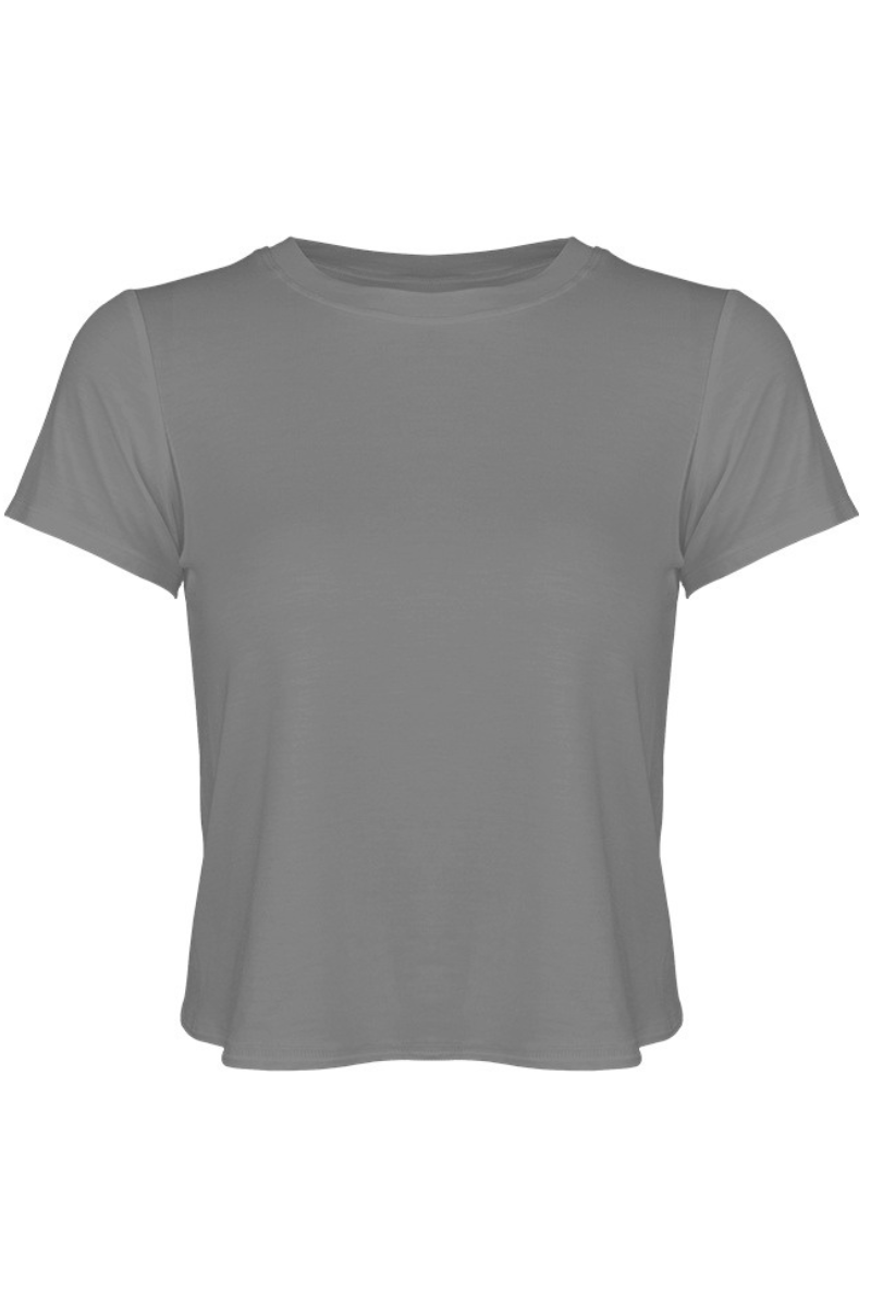 Elastic fitness and casual short-sleeved T-shirt