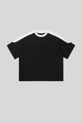 Unisex 240G cool-sensing color-blocked quick-dry T-shirt