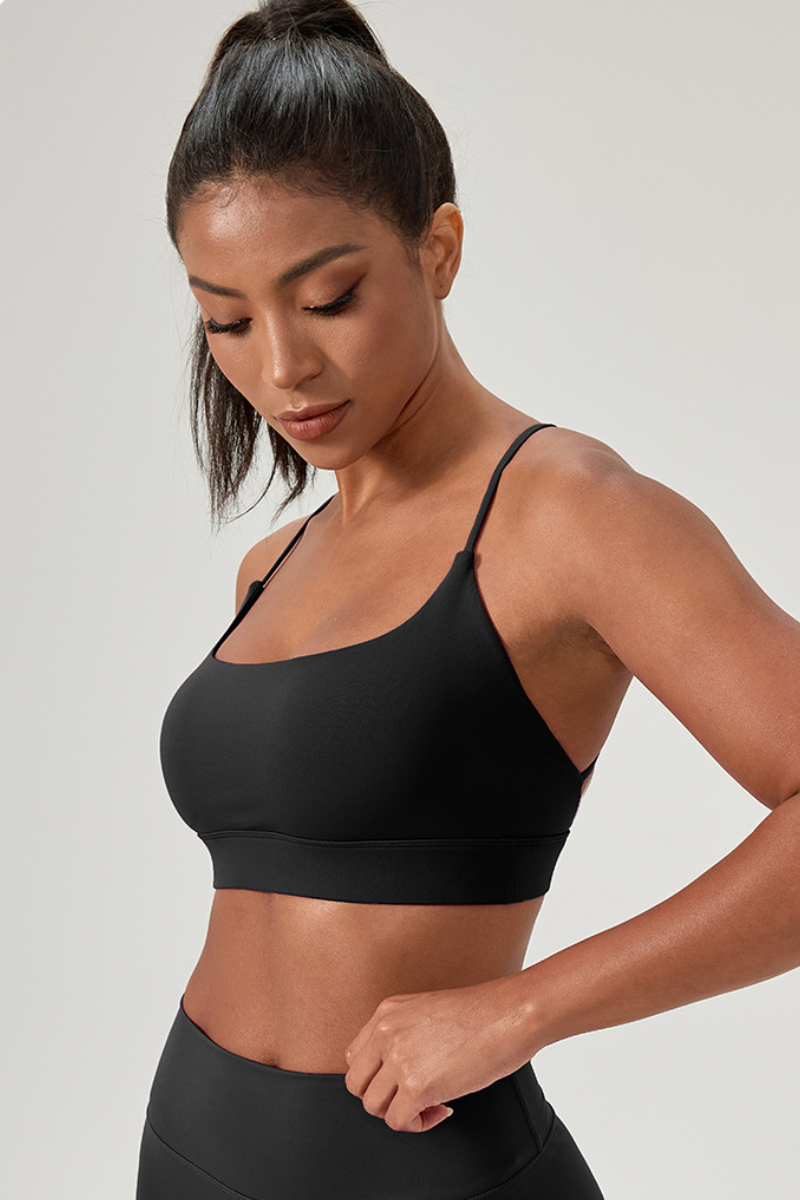 Women’s U-Neck Cross Back Sports Bra
