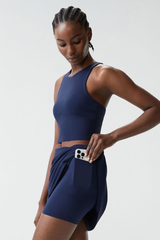 Women's Floral Center Tank & Tennis Skort Two-Piece Set