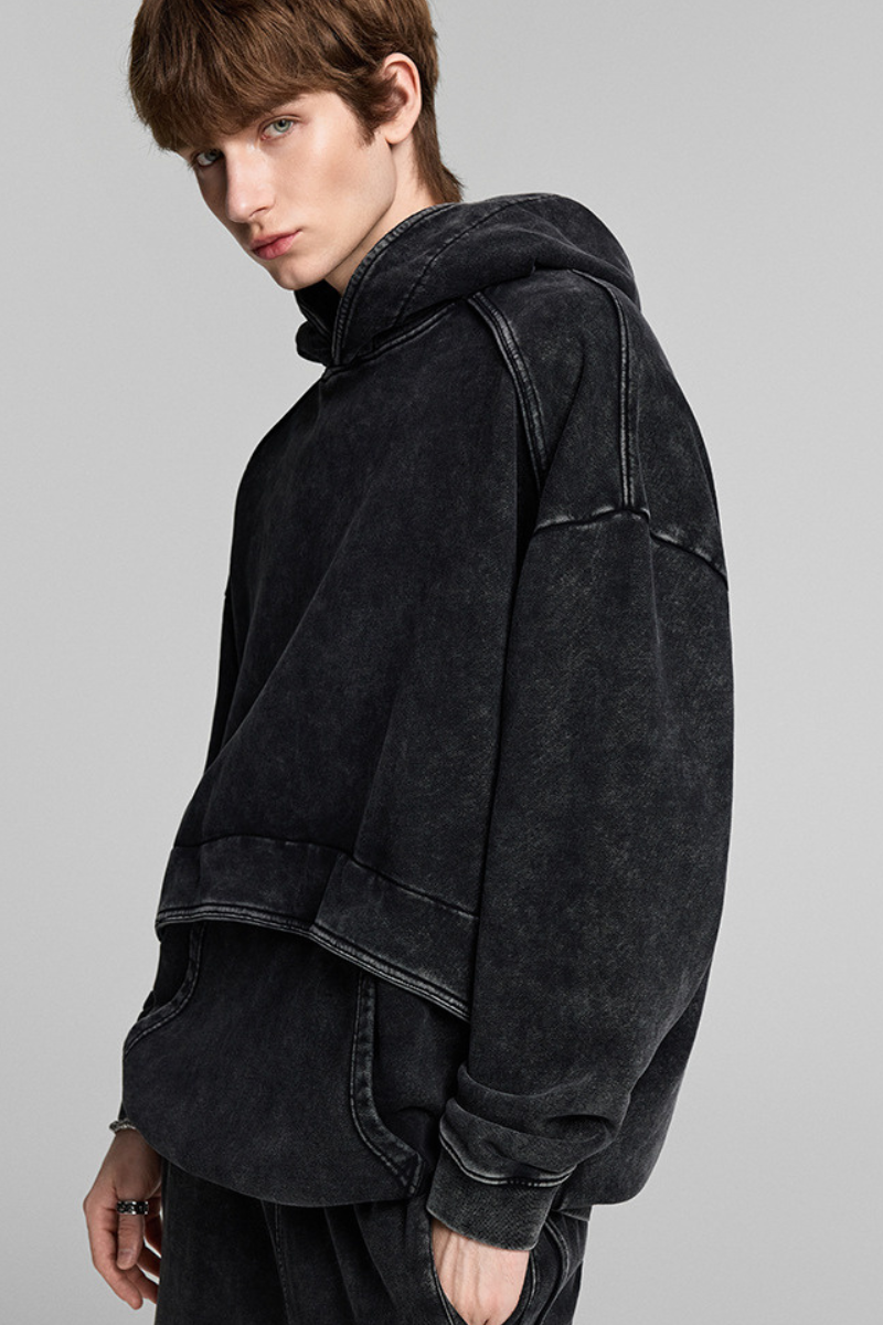 Stir-fried Snowflake Hooded Sweatshirt