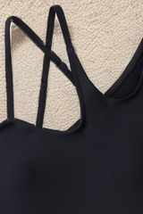 Women's One Shoulder Asymmetric Long Sleeve Swimsuit