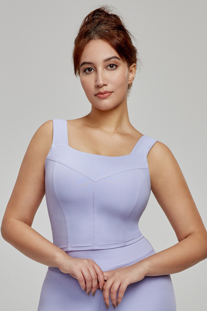 Plus Size Women Medium-Impact Waist-Slimming Sport Tank Top