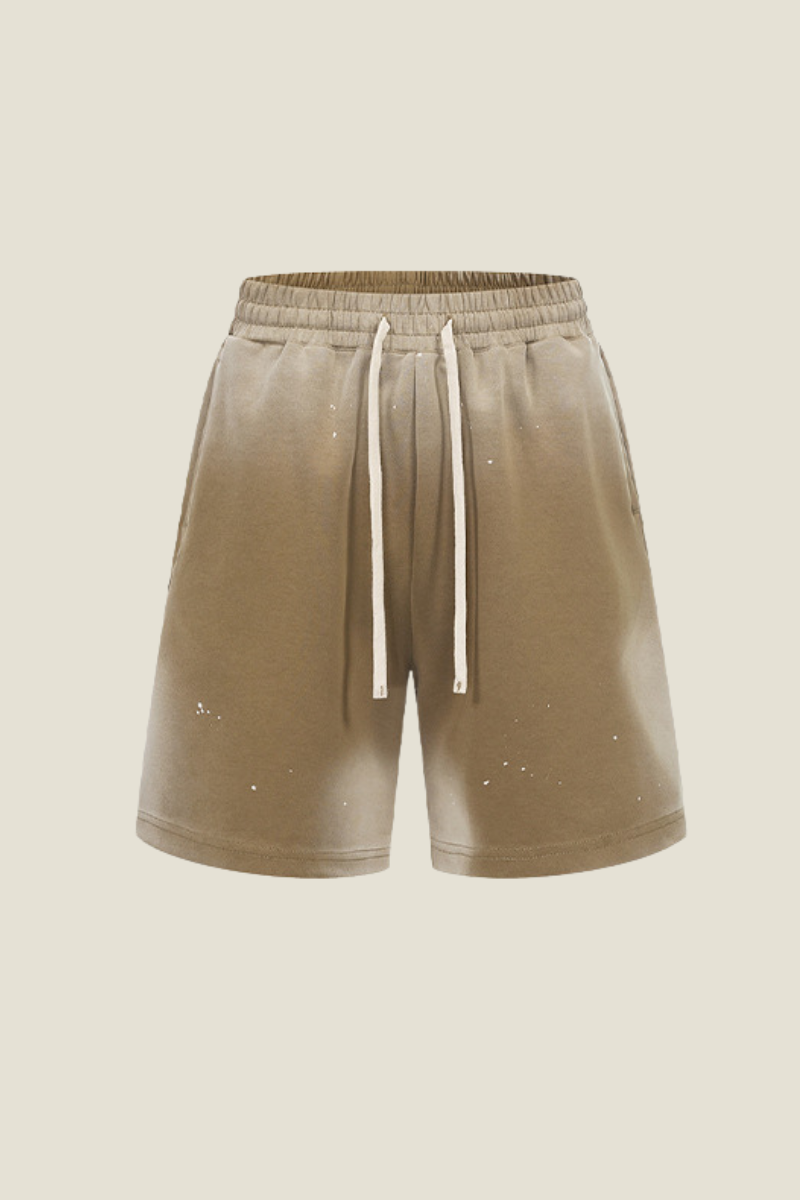 Unisex Splatter Tie-Dye Tee - Washed Vintage Streetwear