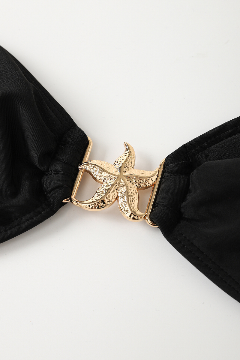 Women's Tie Side Slit Maxi Skirt Sexy Bikini 3 Piece Set