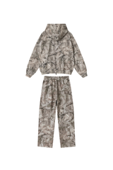 Men's Loungewear Sets:Camo Hooded Jackets & Casual Pants