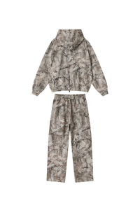 Men's Loungewear Sets:Camo Hooded Jackets & Casual Pants