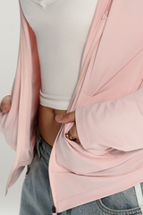 Stitched-together knitted collar top