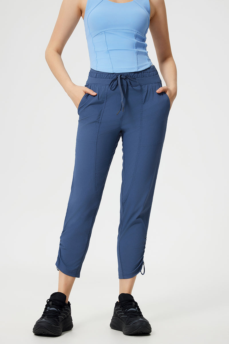 Women Straight Light Breathable Ice Feeling Slim Running Fitness Casual Sweatpants
