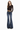 Women's Vintage Wash High Waist Flare Jeans