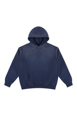 Unisex Fall Kangaroo Pocket Fleece Casual Hoodie