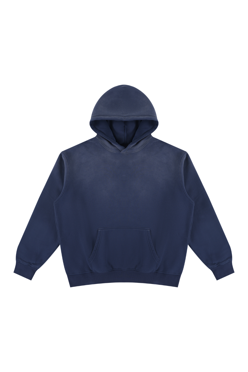 Unisex Fall Kangaroo Pocket Fleece Casual Hoodie