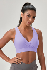 Women’s V-Neck Racerback Sculpt Sports Bra