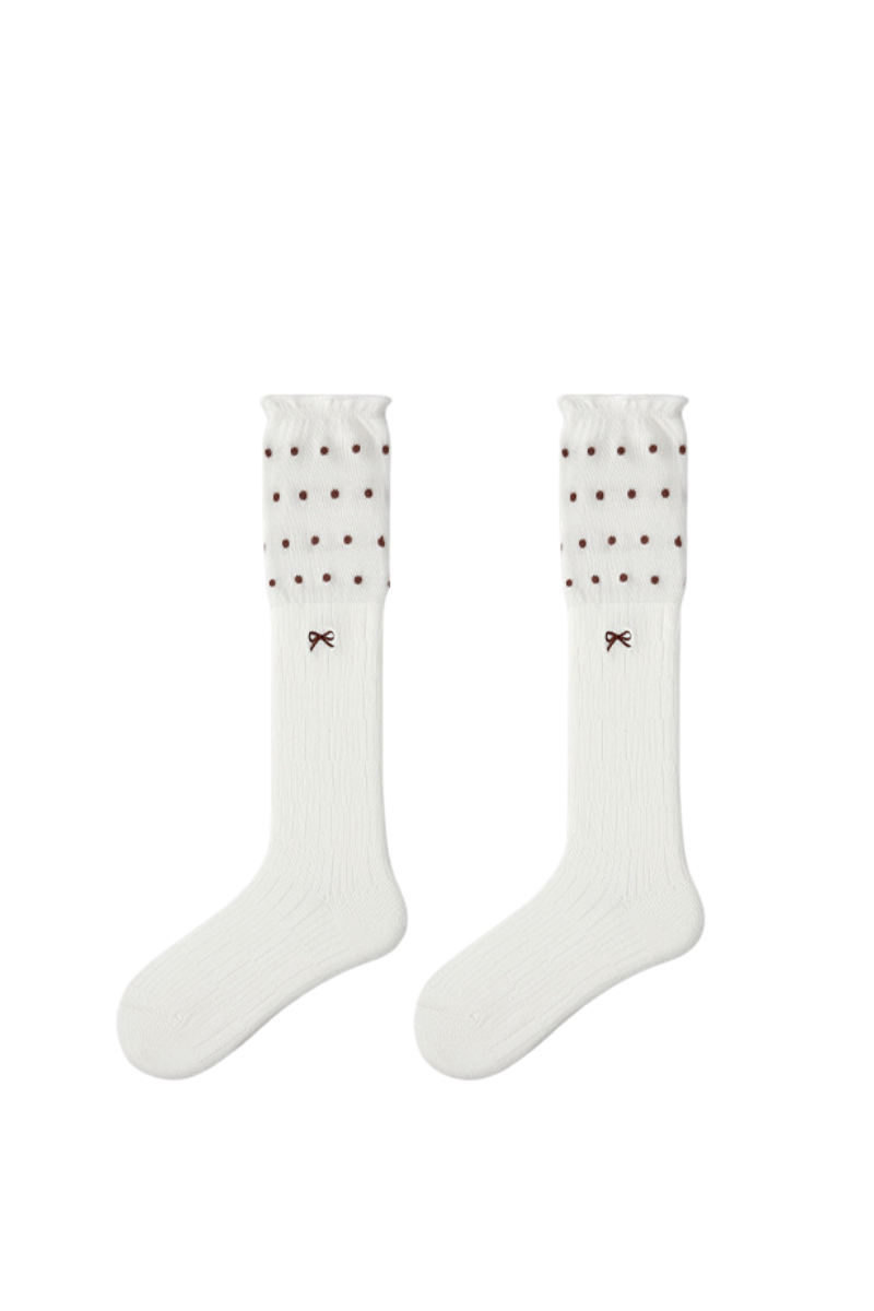 Women’s Retro Striped Color Block Slouch Crew Socks