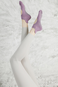 Women's Cut-Out Pilates Yoga Grip Five-Toe Socks