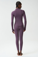 Women's 3-Piece Activewear Set: Jacket + Sports Bra + Leggings