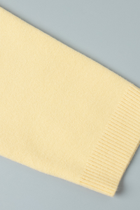 Letter-patterned jacquard sweater