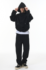 Men's Fall Set:Relaxed Fleece Hoodie And Sweatpants