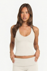 Women's Athletic V-neck Halterneck Tank Top