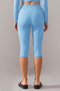 Women’s High-Waisted Seven-Inch Leggings With Visible Seams