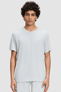 Men's Summer Seamless Round-Neck Solid Sports Tee