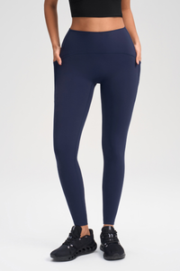 Women's Double-Brushed Pocket Athletic Leggings
