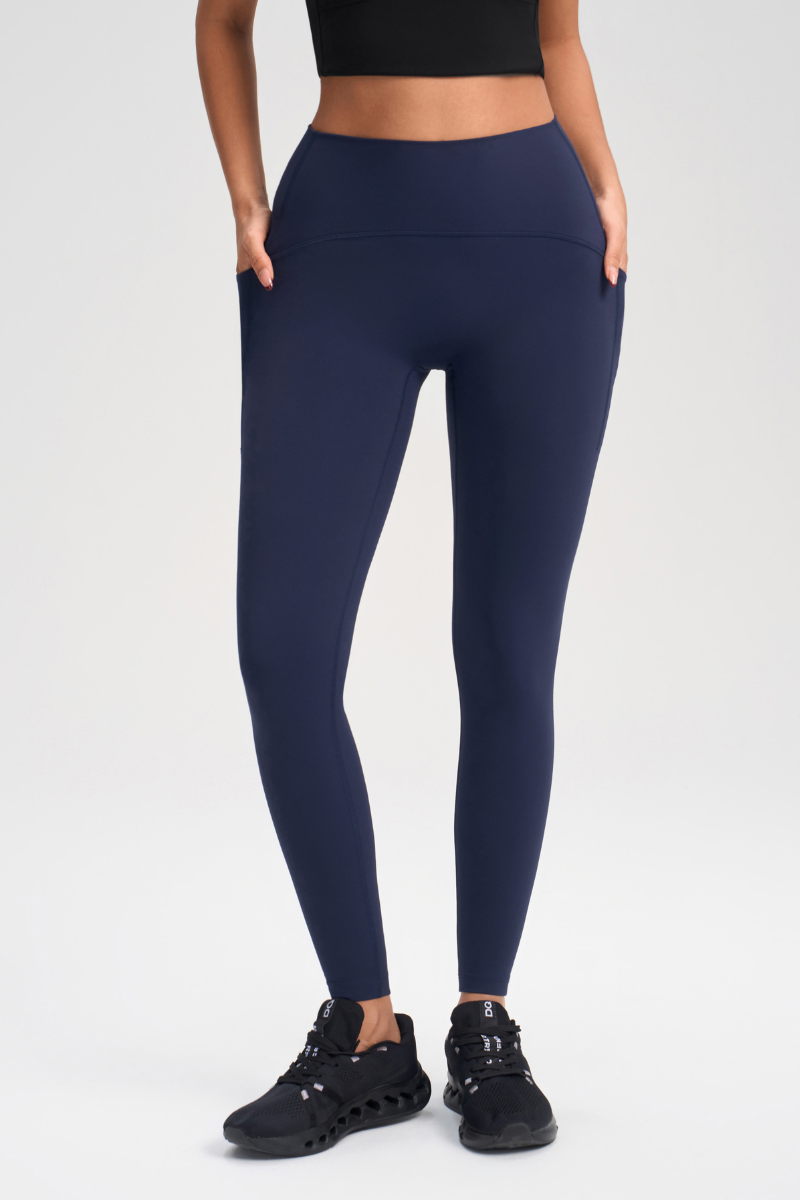 Women's Double-Brushed Pocket Athletic Leggings