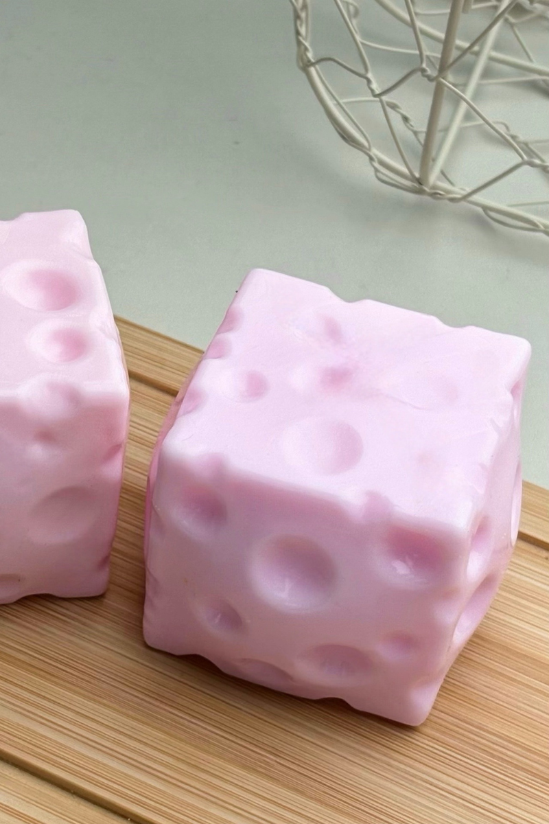 Building Block Crispy Square Cheese Fidget Toy