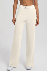 Sand-washed air-loft yoga long pants