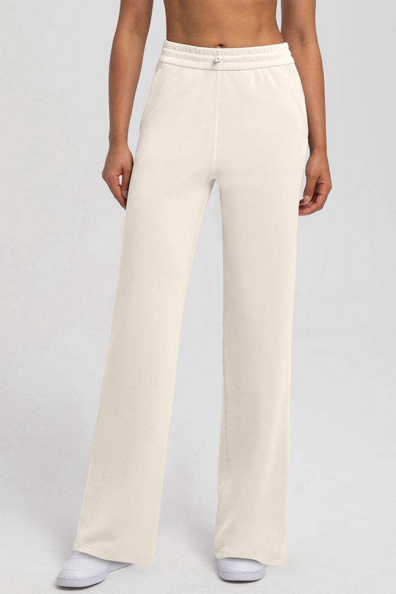 Sand-washed air-loft yoga long pants