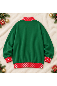 Women's Christmas MERRY Letter Graphic Mock Neck Sweatshirt