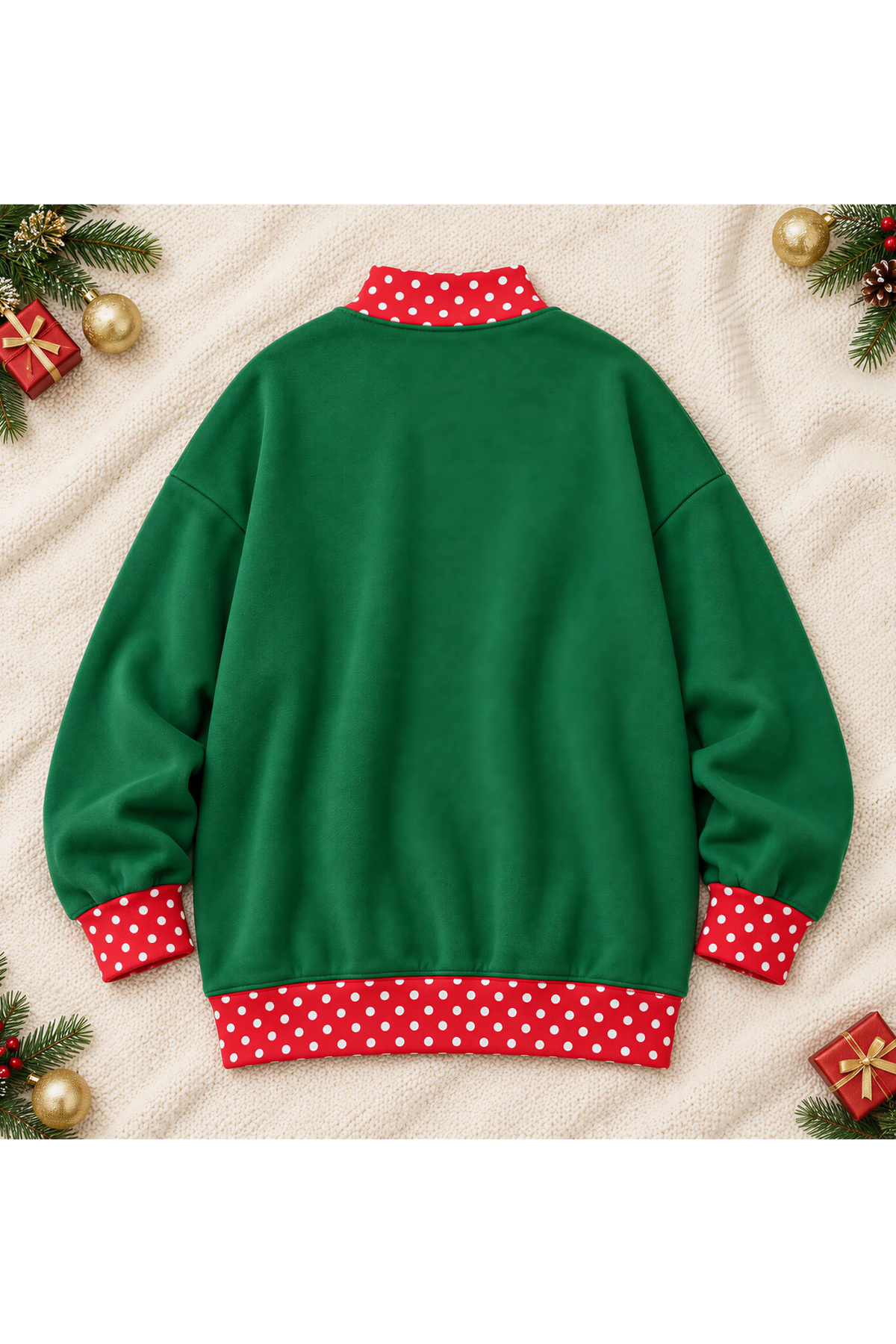 Women's Christmas MERRY Letter Graphic Mock Neck Sweatshirt