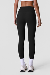 Women's Sports Side Pocket Hip-Lifting Solid Yoga Leggings