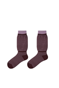 Women's Y2K Retro Color Stripe Soft Slouch Crew Socks