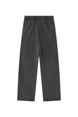 Unisex 100% Cotton Washed Heavyweight Wide Leg Casual Pants
