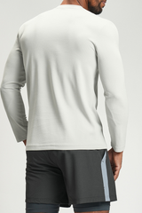 Men's Summer Cooling Round-Neck Quick-Dry Long-Sleeved Top