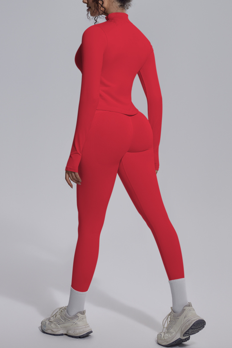 Women's Seamless Yoga Bra & Jacket & Leggings  3-Piece Set